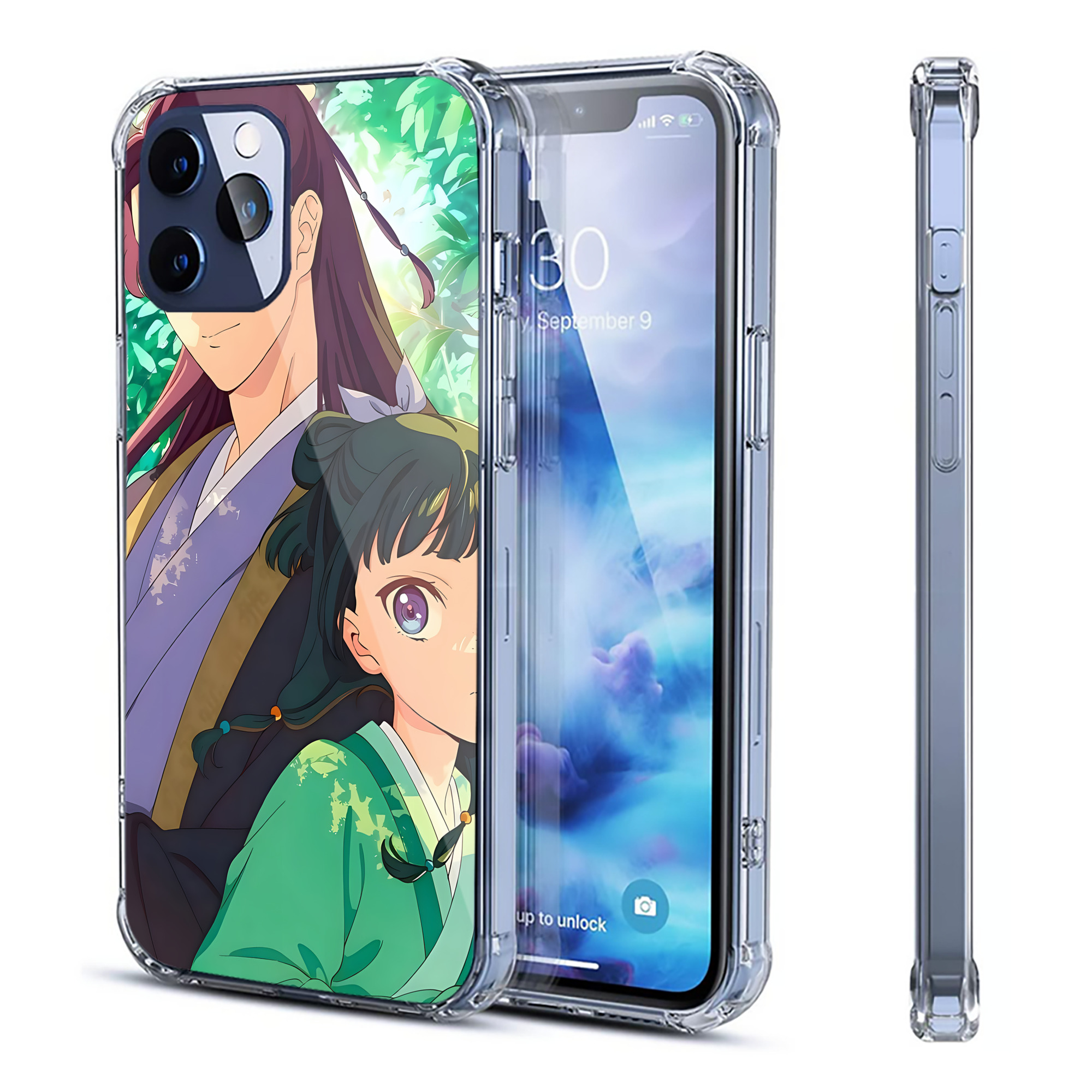 （画像用） 薬屋のひとりごと The Apothecary Diaries 【iPhone 12シリーズ対応】透明スマホケース（クリアソフトケース）